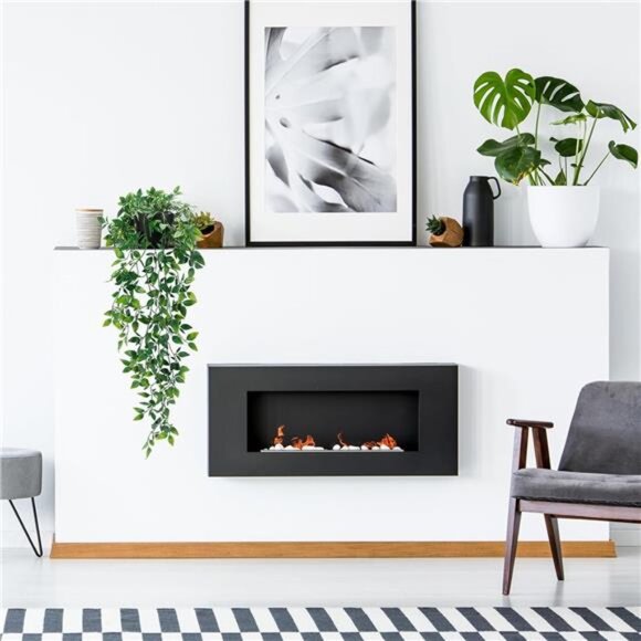 Whonline Fake Hanging Plants, Artificial Small Potted Plants for Indoor Outdoor - Picture 5 of 7